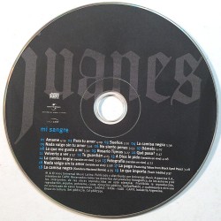 Juanes: Mi Sangre 2CD  kansi Ei kuvakantta levy EX kanneton CD