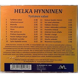 Hynninen Helka: Unohtumattomat suosikit, tyttären valssi  kansi EX levy EX Käytetty CD