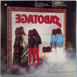 Black Sabbath: Sabotage  kansi EX- levy EX Käytetty LP