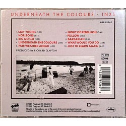 INXS: Underneath The Colours  kansi EX levy VG+ Käytetty CD