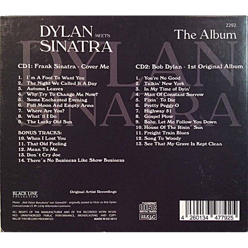 Dylan Bob / Frank Sinatra 2015 2292 Dylan meets Sinatra The Album 2CD Used CD
