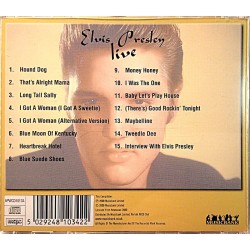 Elvis: Live  kansi EX levy EX CD