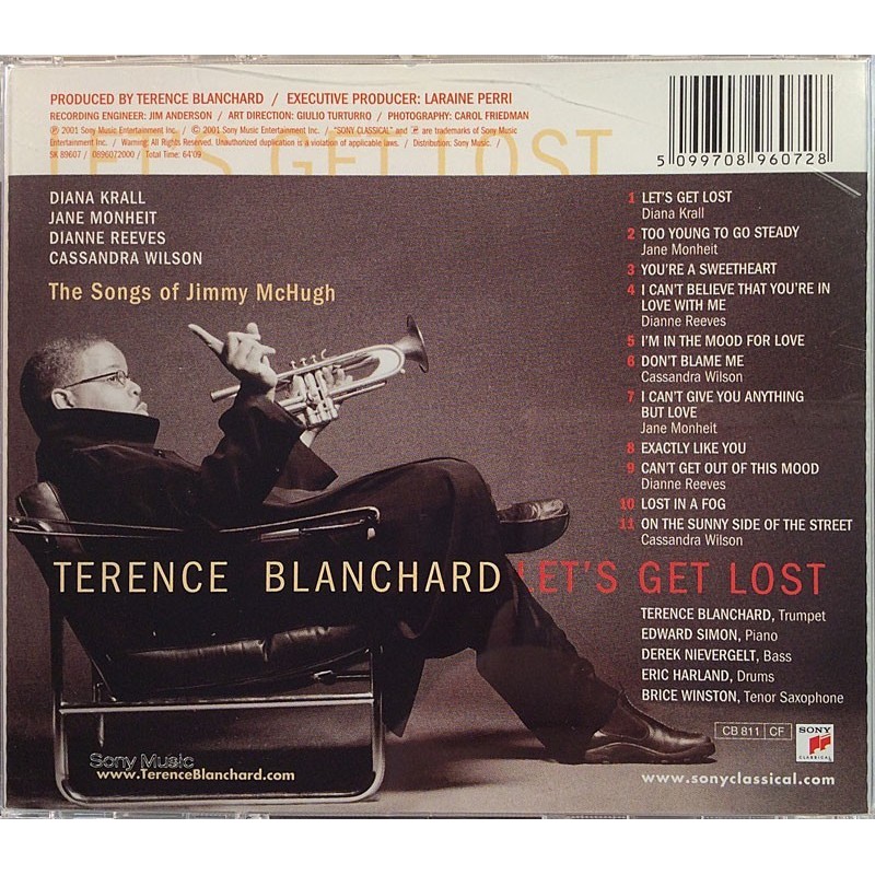 Blanchard Terence 2001 SK 89607 Let's Get Lost Used CD