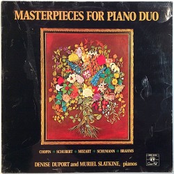 Denise Duport, Muriel Slatkine 1971 SMS 2723 Masterpieces for Piano duo Used LP