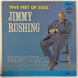 RUSHING JIMMY :  FIVE FEET OF SOUL  1979 BLUES GHENT  kansi  EX- levy  EX-