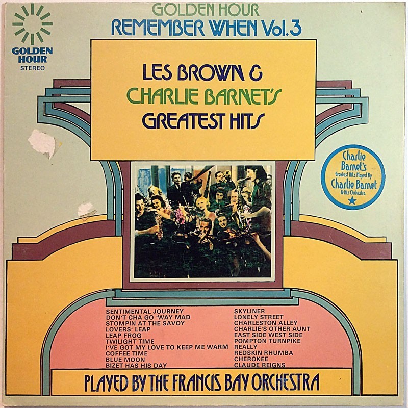 Francis Bay Orchestra: Remember When Vol. 3  VG- / EX- ilmainen tuote bonus LP:nä