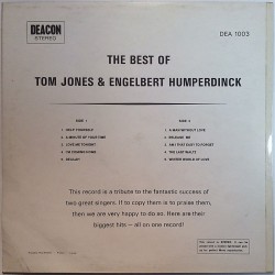 Studio 77 Orchestra & Singers 1970 DEA 1003 Tribute to Tom Jones and Engelbert Humperdinck Used LP