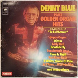 Blue Denny: Plays golden organ hits  G / VG- ilmainen tuote bonus LP:nä