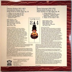 Brahms Johannes / Robert Schumann 1984 NMF 001 Naantali music festival 14.-27.6.84 Used LP
