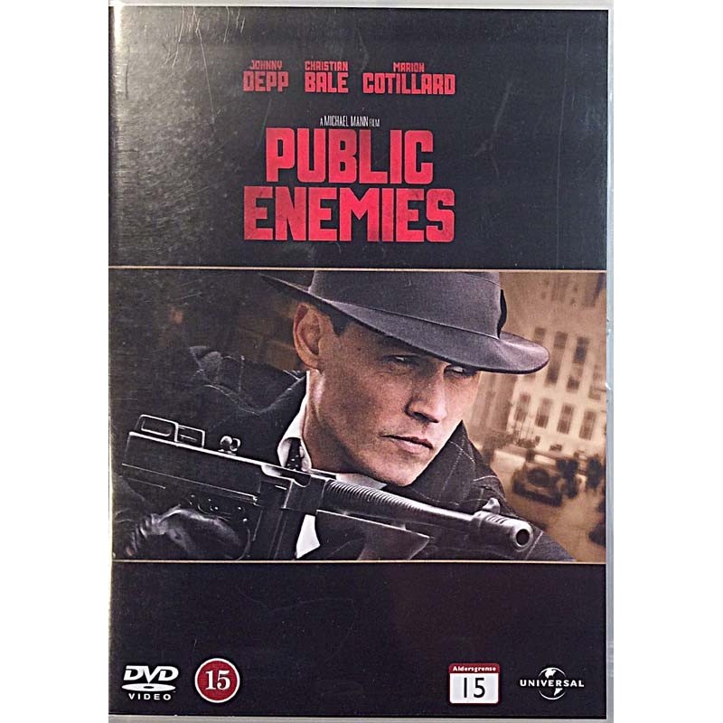 DVD - Elokuva: Public Enemies  kansi EX levy EX Käytetty DVD