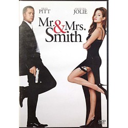 DVD - Elokuva: Mr. & Mrs. Smith  kansi EX levy EX Käytetty DVD