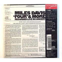 Davis Miles: 'Four' & More - Recorded Live In Concert  kansi EX levy EX Käytetty CD