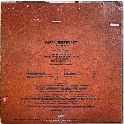 Zappa Frank / Captain Beefheart / Mothers: Bongo Fury  kansi VG- levy EX Käytetty LP