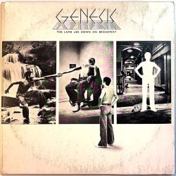 Genesis: Lamb lies down on Broadway 2LP  kansi VG levy VG- Käytetty LP