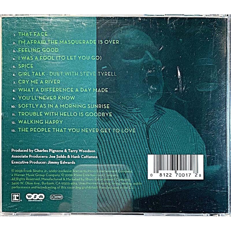 Sinara Frank Jr.: That Face!  kansi EX levy EX Käytetty CD