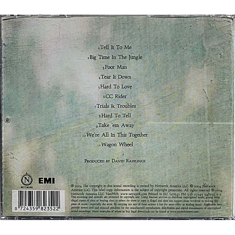 Old Crow Medicine Show: O.C.M.S.  kansi EX levy EX Käytetty CD