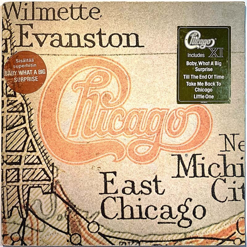 Chicago: Chicago XI  kansi VG levy VG Käytetty LP