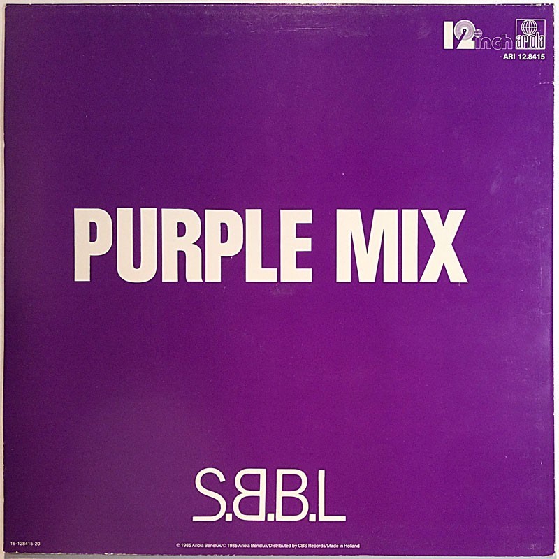 S.B.B.L. : Purple Mix  kansi VG+ levy EX Käytetty LP
