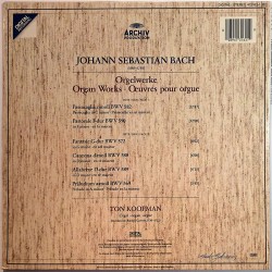 Bach J.S.: Orgelwerke  Organ Works  kansi VG levy EX- Käytetty LP