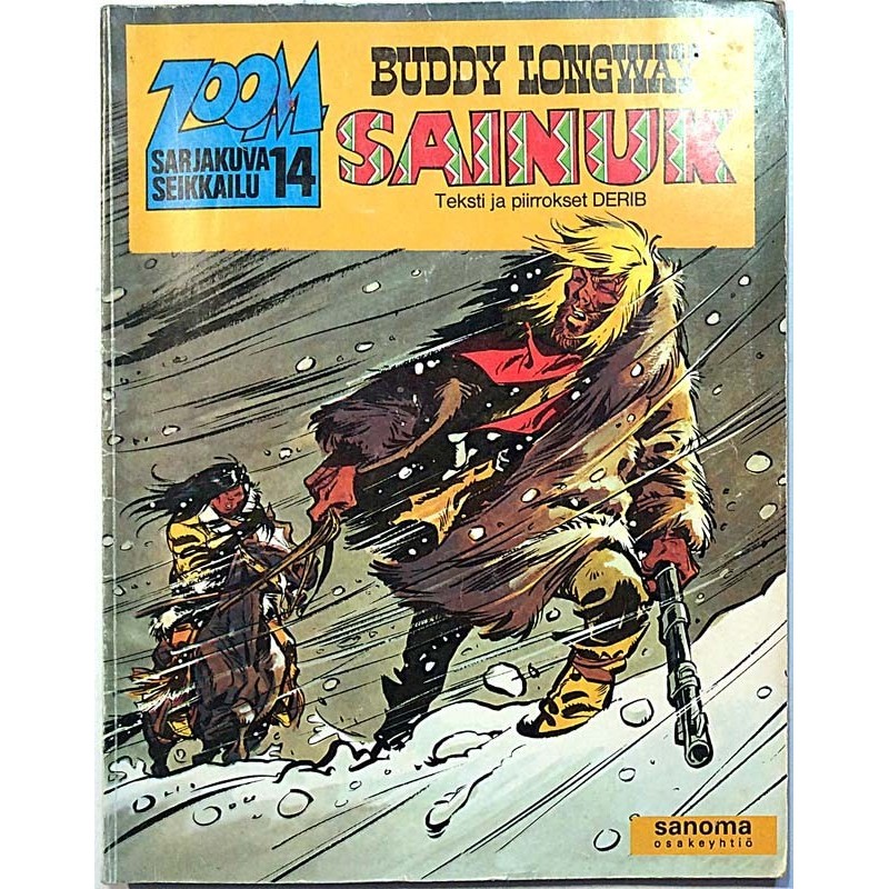 Zoom sarjakuvaseikkailu 1975 14 Buddy Longway Sainuk aikakauslehti