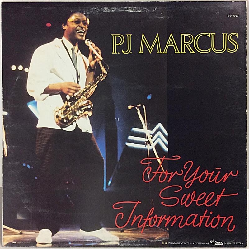 P.j.marcus for Your Sweet Information maxi-single - Käytetty LP