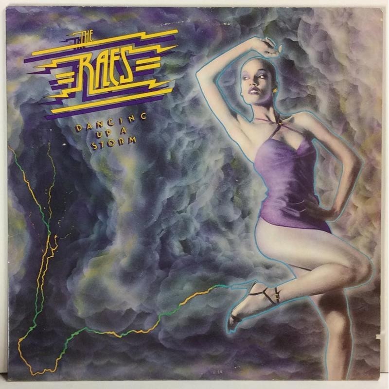 Raes: Dancing Up A Storm  kansi VG levy VG bonus LP:nä veloituksetta