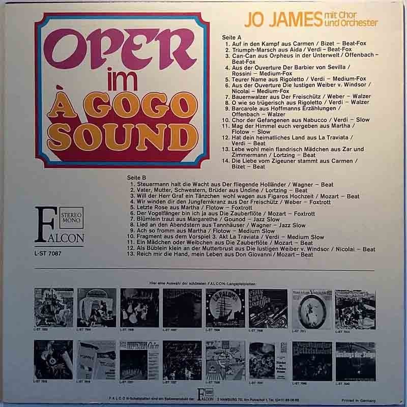 Jo James Mit Chor Und Orchester Oper Im à Gogo Sound - Käytetty LP