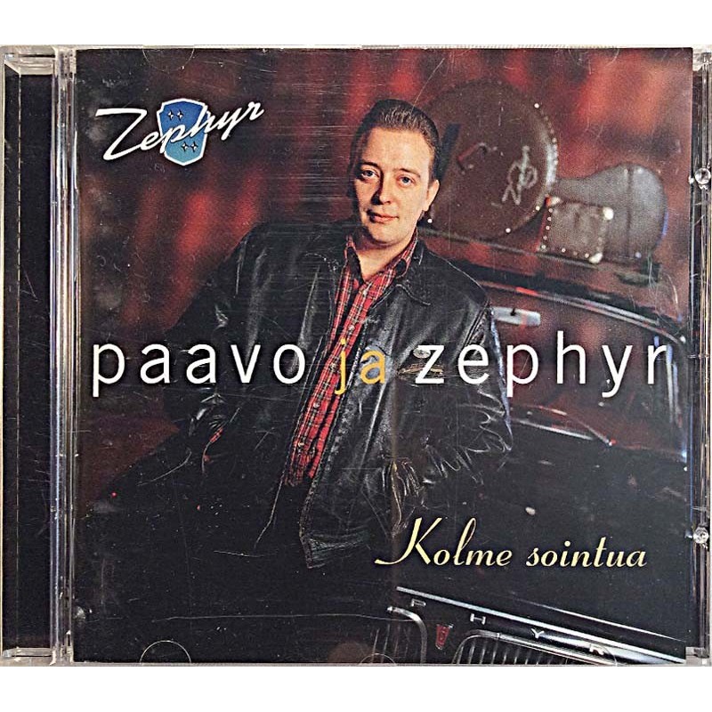 Paavo ja Zephyr: Kolme  sointua  kansi EX levy VG- Käytetty CD