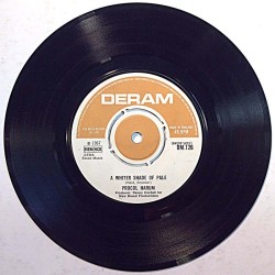 Procol Harum 1967 DM.126 A Whiter Shade Of Pale / Lime Street Blues begagnad singelskiva