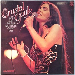 Gayle Crystal: I've Cried The Blue Right Out Of My Eyes  kansi EX levy EX Käytetty LP