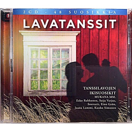 Esko Rahkonen, Saija Varjus, Souvarit ym.: Lavatanssit 48 suosikkia 2CD  kansi EX levy EX CD