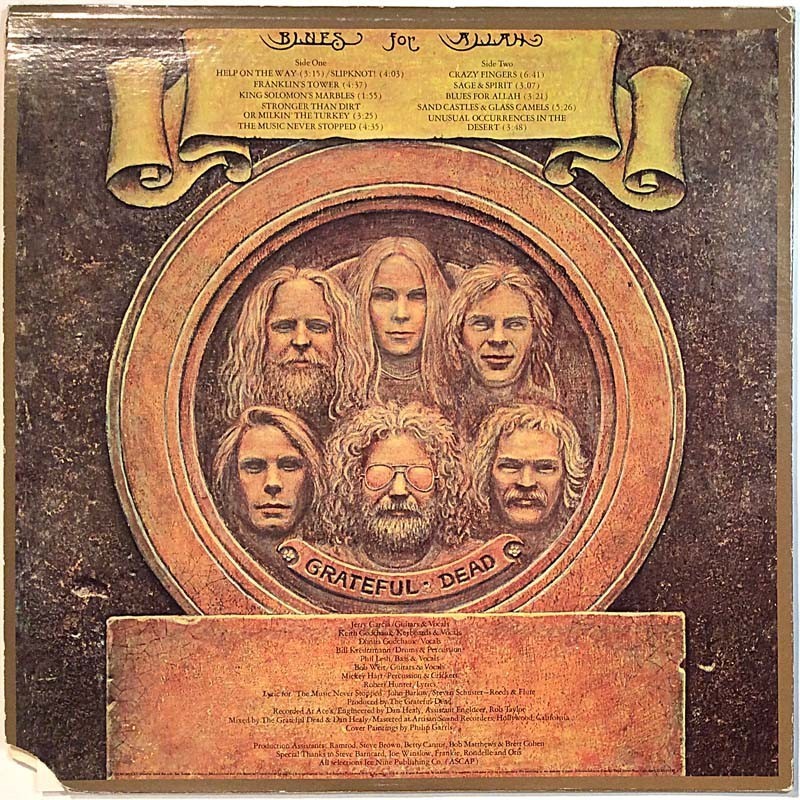 Grateful Dead 1975 GD-LA494-G Blues For Allah Used LP