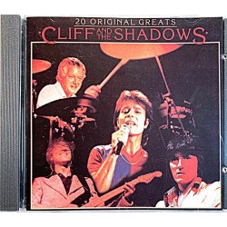 Cliff & the Shadows: 20 original greats  kansi EX levy EX Käytetty CD
