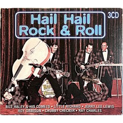Bill Haley, Little Richard, Jerry Lee Lewis ym.: Hail Hail Rock & Roll 3CD  kansi EX levy EX Käytetty CD