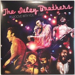 Isley Brothers: Groove With You... Live 2LP värivinyylit  kansi EX levy EX Käytetty LP