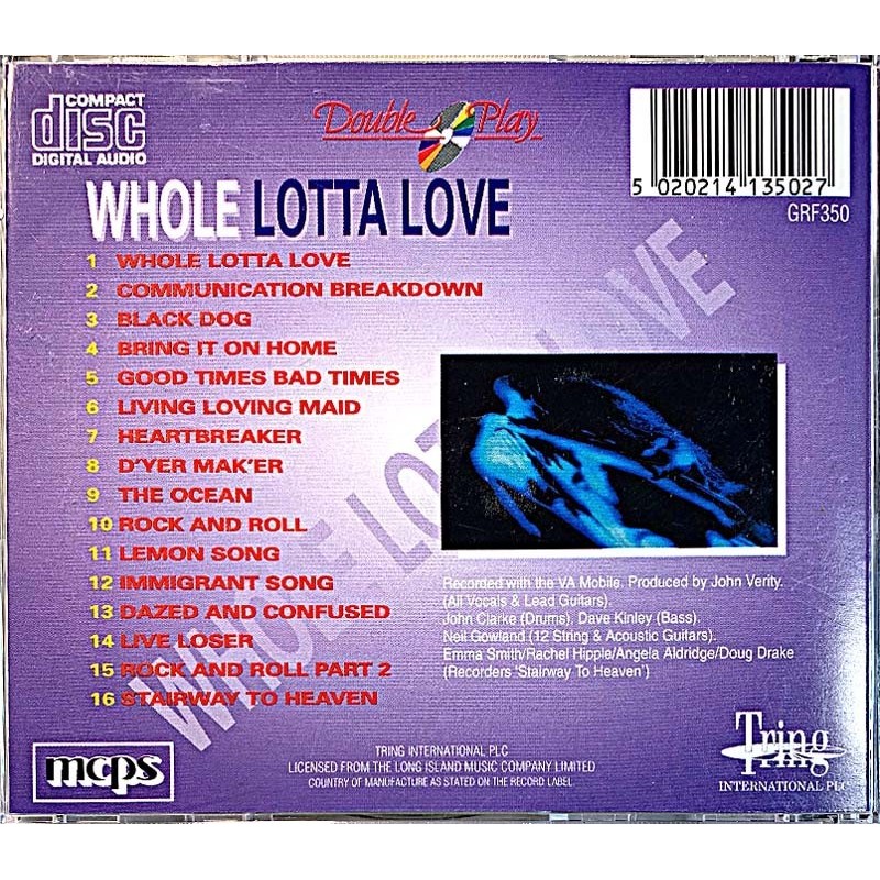 Bootleg Zep 1990’s GRF350 Whole Lotta Love Used CD