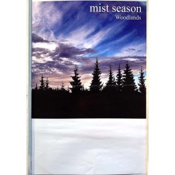 Mist Season - Woodlands, Used Poster, year 2006 width 32cm  height 45 cm Keikkajuliste 32cm x 45cm