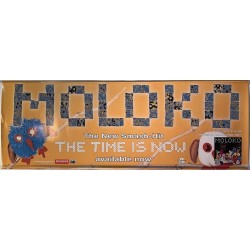 Moloko - The time is now, Used Poster, year 2000 width 64cm  height 30 cm Promojuliste 64cm x 30cm