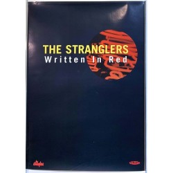 Stranglers – Written in red, Used Poster, year 1997 width 42cm  height 59 cm Promojuliste 42cm x 59cm
