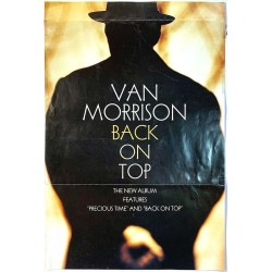 Morrison Van - Back on top, Begagnat Poster, år 1999 bredd 51cm  höjd 76 cm Promojuliste 51cm x 76cm