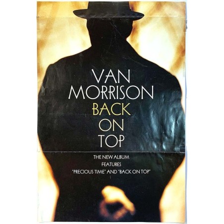 Morrison Van - Back on top, Used Poster, year 1999 width 51cm  height 76 cm Promojuliste 51cm x 76cm