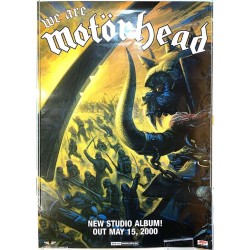 Motörhead - We are Motörhead, Used Poster, year 2000 width 84cm  height 83 cm Promo juliste 84cm x 83cm