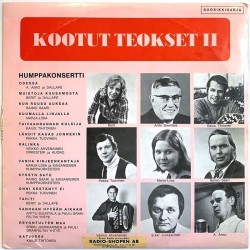 A. Aimo, Berit, Pekka Tuovinen ym.: Kootut teokset II - Humppakonsertti  kansi VG levy G+ Käytetty LP