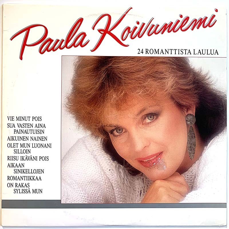 Koivuniemi Paula 1990 SAFLP 2036 24 romanttista laulua 2LP Used LP