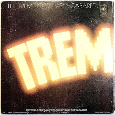 Tremeloes 1969 63547 Live in Cabaret Used LP