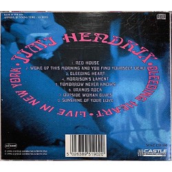 Hendrix Jimi: Bleeding Heart - 1968 live  kansi EX levy EX Käytetty CD