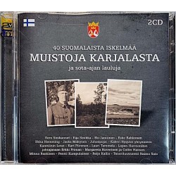Eijasinikka, Eero Aven, Esko Rahkonen ym.: Muistoja Karjalasta ja sota-ajan lauluja 2CD  kansi EX levy EX Käytetty CD