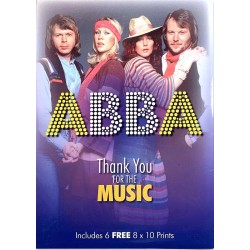 Abba thank you for the music 1990’s ISBN 978-1-906969-53-0 kirja + 6 kuvaa a’ 25cm x 20cm Käytetty kirja