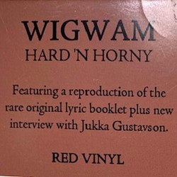 Wigwam 1969 SVR350 Hard N' Horny red vinyl LP