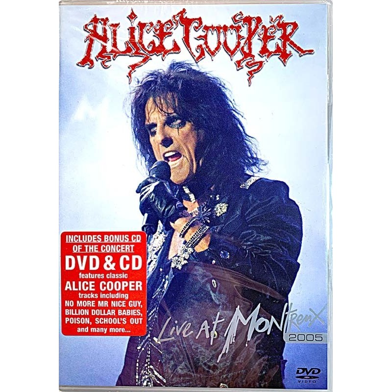 DVD - Cooper Alice 2006 ERDVCD036 Live At Montreux 2005 DVD + CD DVD